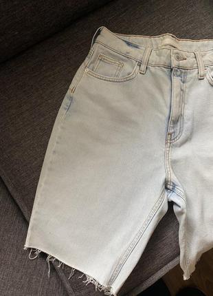 Стильні джинсові шорти бермуди5 фото