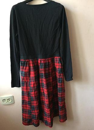 Плаття в клітинку, плаття в клітинку, сукня міді