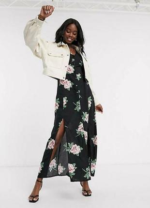 Платье-рубашка asos натуральное