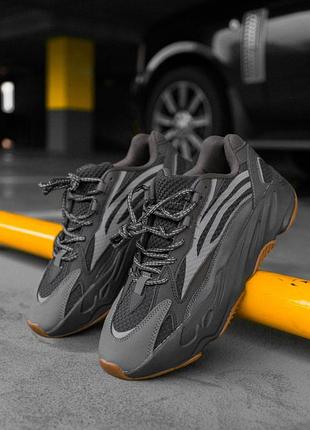 💖adidas yeezy boost 700 v2 geode black💖кросівки адідас жіночі ізі демисезон