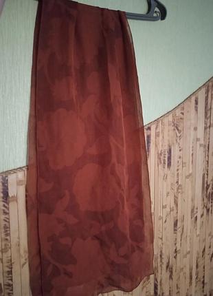 Брендовый шарф 100% silk