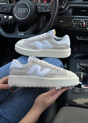 Женские бежевые кроссовки под бренд new balance ct302 🆕 кеды нью баланс8 фото