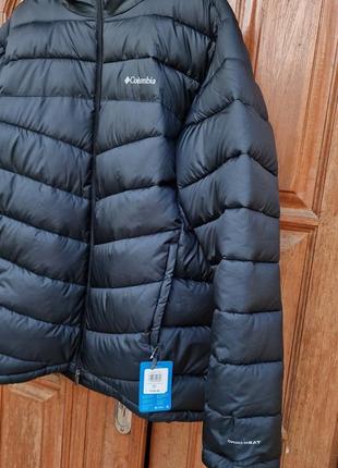 Брендовая фирменная зимняя теплая куртка пуховик columbia, оригинал из сша,новая с бирками, размер xxl.2 фото
