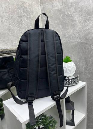 Черный практичный стильный качественный рюкзак унисекс2 фото