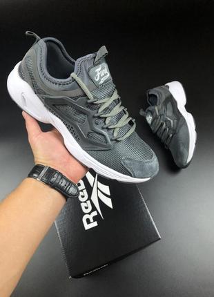 Мужские кроссовки reebok classic leather / демисезонные спортивные кроссовки для бега/ шикарні замшеві кросівки1 фото