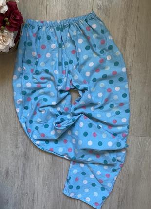 Фланелеві піжамні штани піжама домашній одяг1 фото