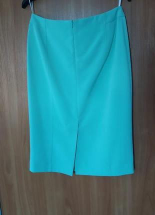 Женская юбка бирюзового цвета1 фото
