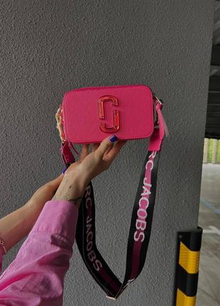 Сумка marc jacobs small camera bag pink