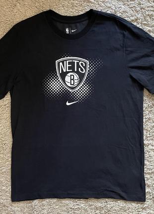 Футболка nike nba brooklyn 87s, оригинал, размер l