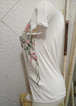 Распродажа 2+1 блуза с трикотажной спинкой цветы3 фото