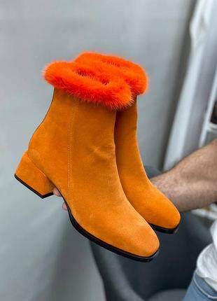 Черевики опушка норка