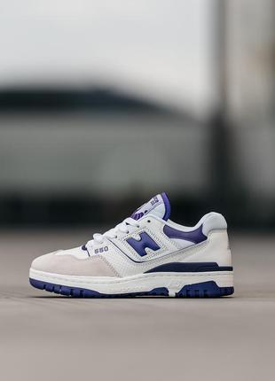 Женские кроссовки белые с фиолетовым new balance 5508 фото