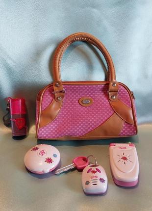 Сумка, сумочка детская с аксессуарами, сумка для маленькой модницы