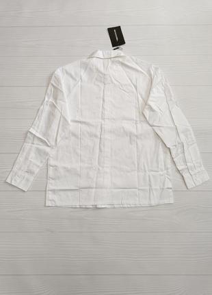 Базовая белая рубашка6 фото