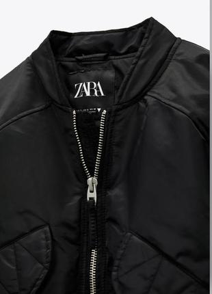 Zara бомбер куртка4 фото