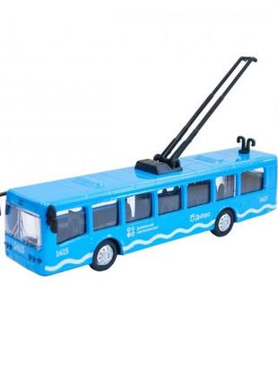 Модель - тролейбус дніпро (блакитний)