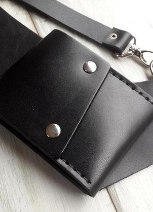 Сумка розвантаження , портупея розвантаження , холстер,holster bag плечова сумка унісекс.шкіра8 фото