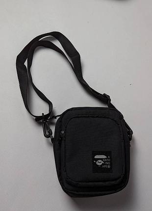 Компактный мессенджер bape, сумка унисекс, барсетка, молодежная сумка через плечо