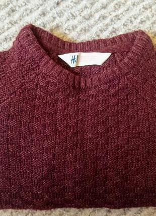 Вязаный свитер на мальчика h&m, размер 98/1042 фото