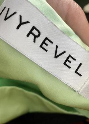 Сатинова сукня колір лайм розмір л бренд  ivyrevel ціна 490 грн8 фото