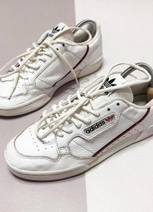 Кожаные кроссовки adidas continental оригинал 42 размер2 фото