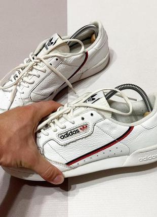 Кожаные кроссовки adidas continental оригинал 42 размер5 фото