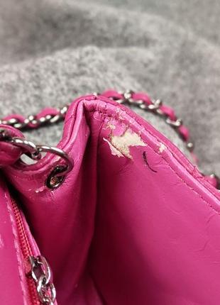 Безупречная розовая сумка chanel pink quilted на длинном ремешке10 фото
