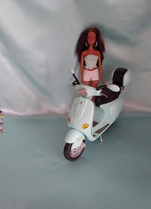 Барби, кукла барби с мотоциклом, барби 2006 mattel inc2 фото