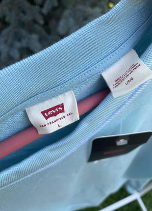 Женская кофта - свитшот levis (левис logo sweatshirt) c америки s,m6 фото