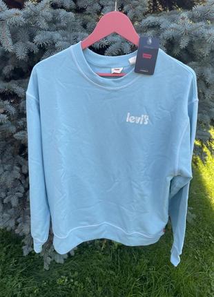 Женская кофта - свитшот levis (левис logo sweatshirt) c америки s,m3 фото