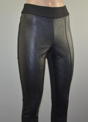 Суперские лосины, джеггинсы, брюки по кожу фирмы oasis (xs)3 фото