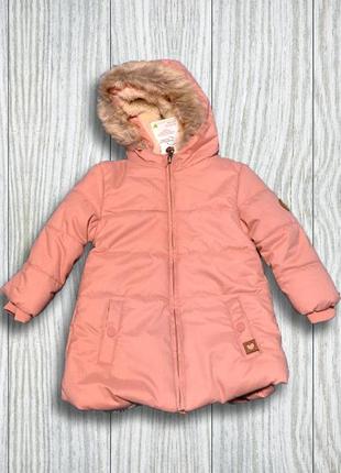 Пуховик для девочки topomini (80 размер)