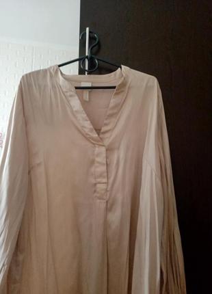 Рубашка длинная  h&m