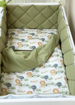 Комплект постельного белья для новорожденных 6пр5 фото