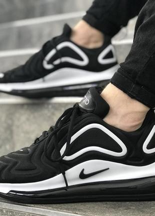 Кроссовки мужские nike air max 720 черно-белые, найк аир макс