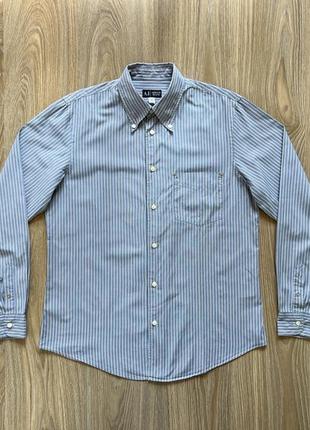 Мужская классическая хлопковая рубашка armani jeans