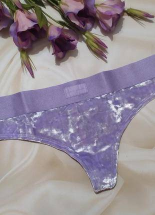 Велюрові трусики pink victoria secret