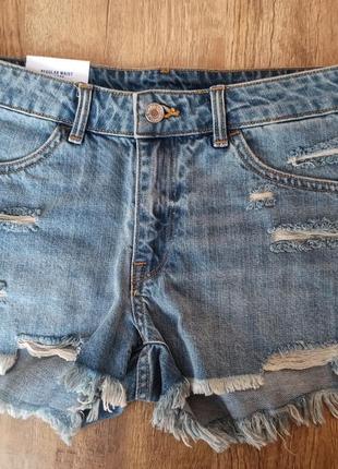 Шорти джинсові h&m bershka xs-s
 34-36р3 фото