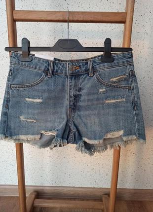 Шорти джинсові secado h&m xs-s
 34-36р