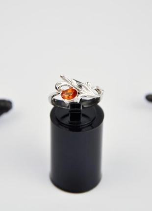 Серебряное кольцо спессартин аметист арт. 77943