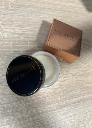 Розсипчаста фіксуюча пудра ace beauty effortless radiance loose setting powder