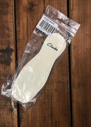 Устілки clarks (кларкс 22 см нові оригінал бежеві)