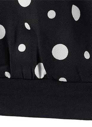 Розміри євро 36/38, 40/42 стильна блуза з комбінованих тканин з рукавами кажана tchibo (німеччина)5 фото