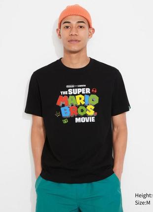 Футболка с рисунком super mario bros. movie uniqlo7 фото