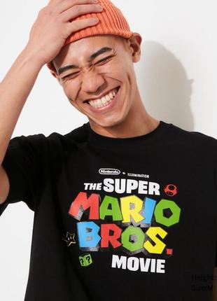 Футболка с рисунком super mario bros. movie uniqlo9 фото