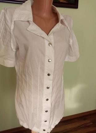 Белая блузочка блуза блузка хлопок