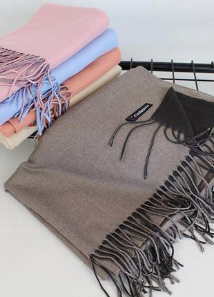 Теплый кашемировый шарф - палантин