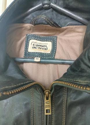Кожаная куртка camel active 54 размер