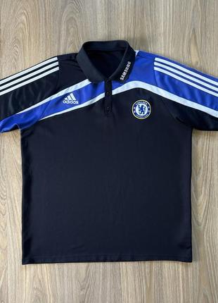 Чоловіча спортивна поло футболка adidas chelsea