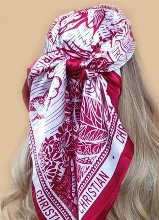 Хустина шовкова, шарф. (90*90)